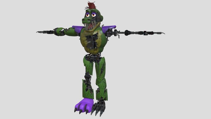Shattered Monty – Kostenloses 3D-Modell STL