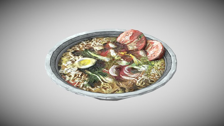 Bowl Of Ramen 3D Model