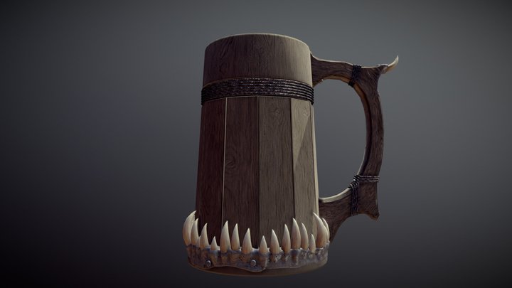 Ale for an Orc slayer! 3D Model