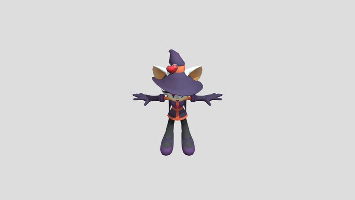 Sonic Forces Speed Battle - Rouge Witch 3D Model