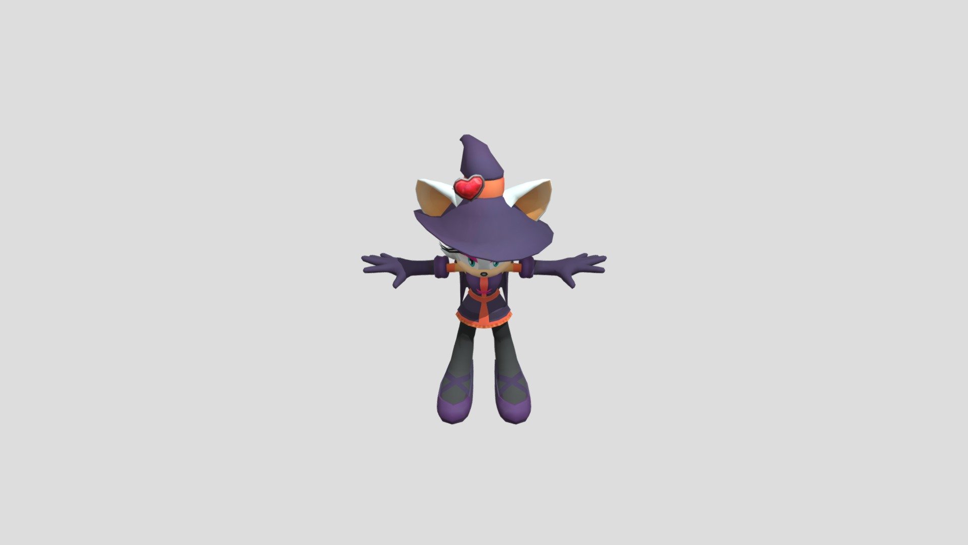 Sonic Forces Speed Battle - Rouge Witch - Download Free 3D model by ...