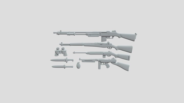 Allies WWII Armis 3D Model