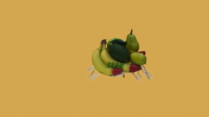 Weird Fruits 3D Model