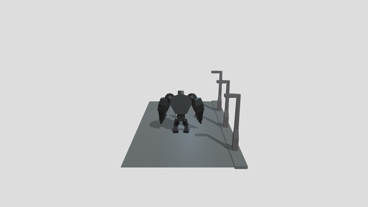 Old Man & Monster - Grant Abbitt tutorial 3D Model