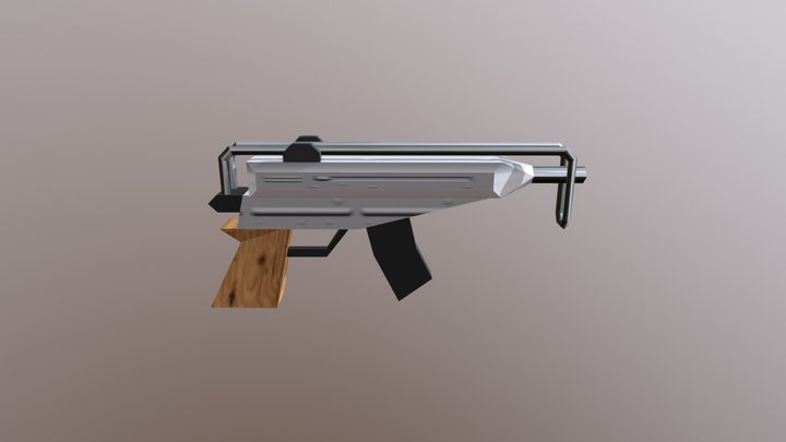 Machine Gun 3D Model