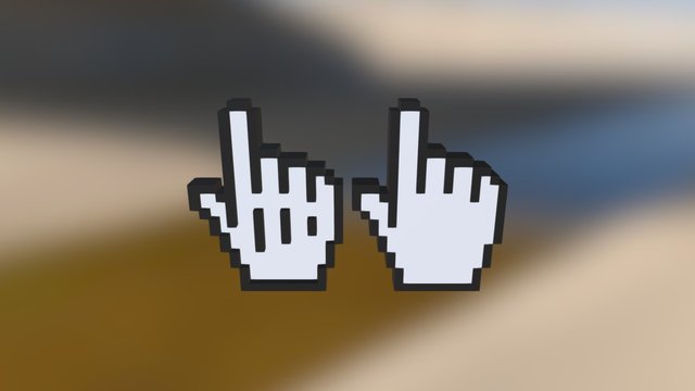 Click Hand 3D Model