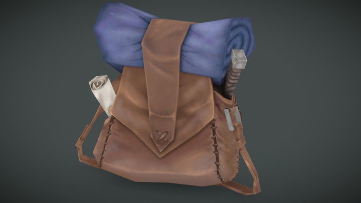 Stylised bag 3D Model