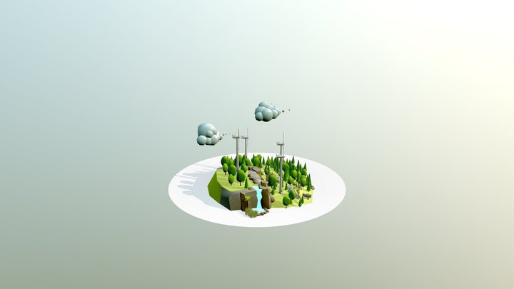 Wind 02C-fyz-sketchfab 3D Model