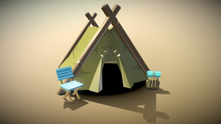 camping_set_final 3D Model