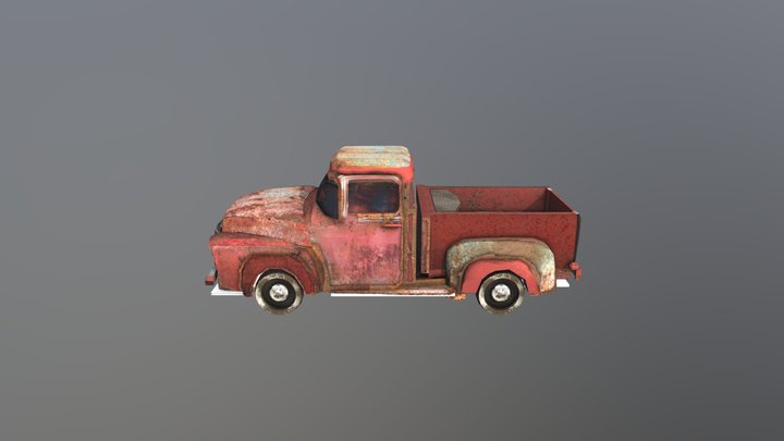 low poly model car 3D Model