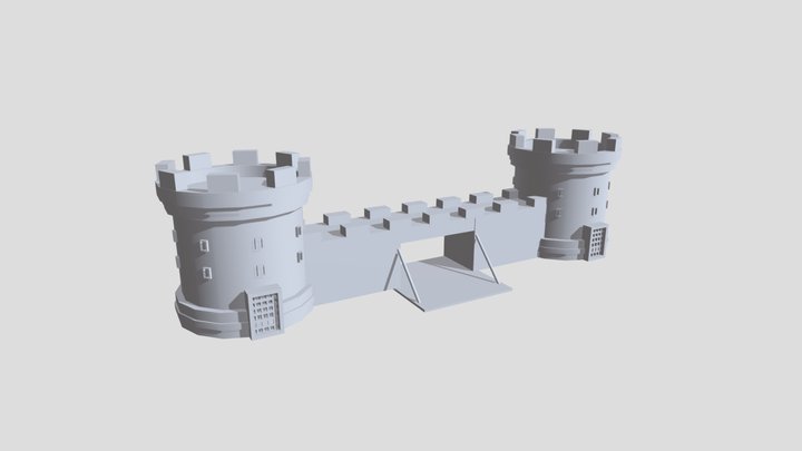 Castle Gate 3D Model