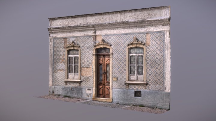 Fisherman’s old portugese house (facade) 3D Model