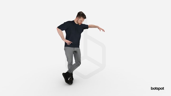Fullbody scan // Pose 01 3D Model