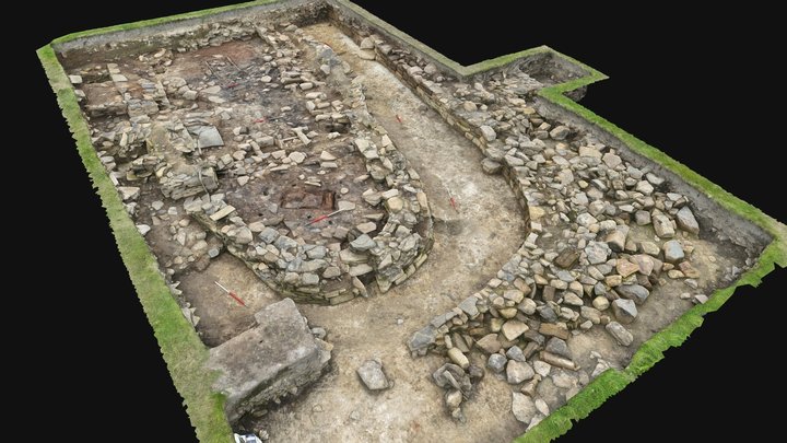 Trench J 2022 - Ness of Brodgar 3D Model