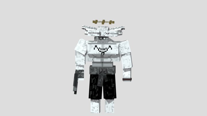 Minecraft Mahoraga 3D Model