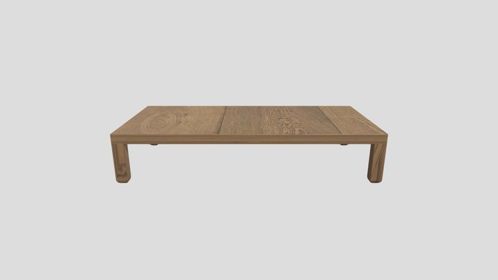 Modern Low Wooden Coffee Table / Bench