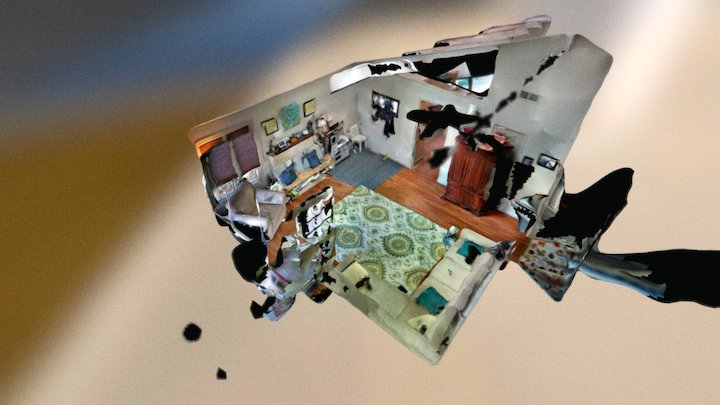 Random Living Room. 3D Model