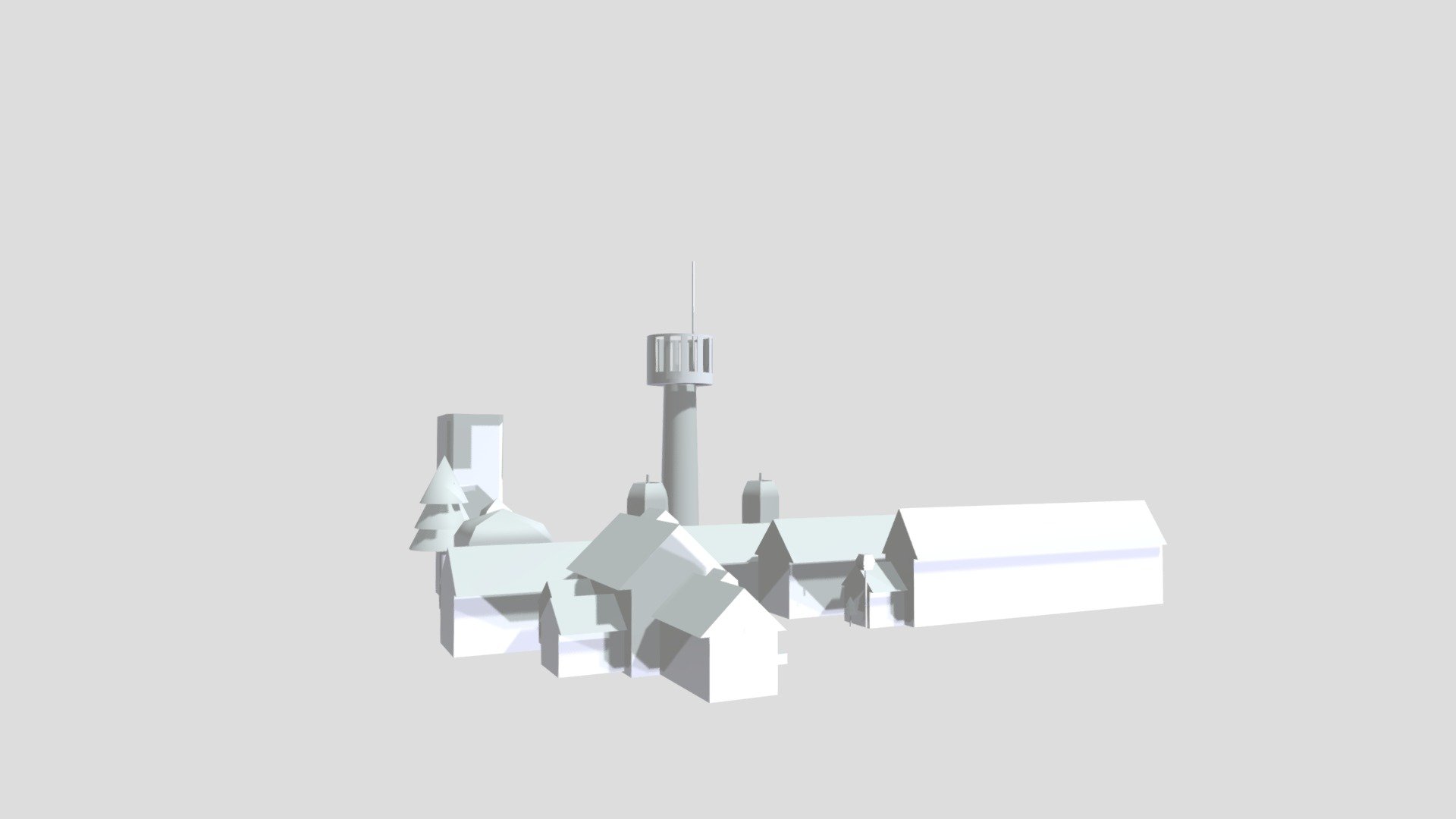 Wk2_ Environment Blockout_ Xiyin_ Zhou - Download Free 3D model by ...