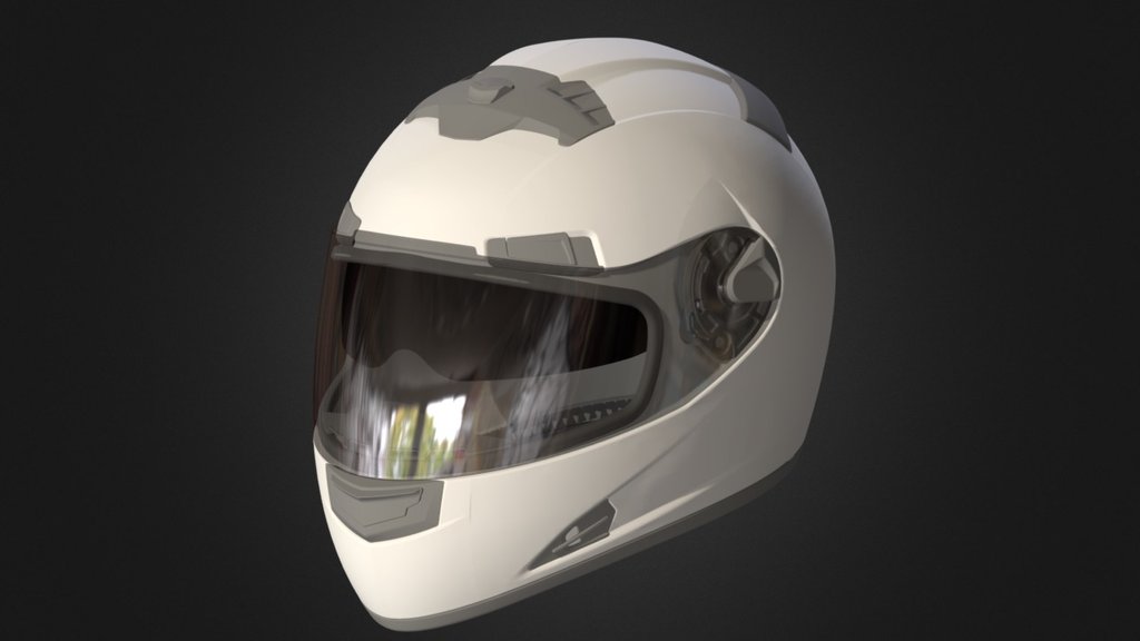 Full Face Helmet - 3D model by mariuss.r [67b3c65] - Sketchfab