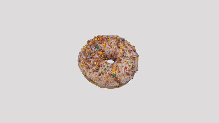 Scanned Donut 3D Model