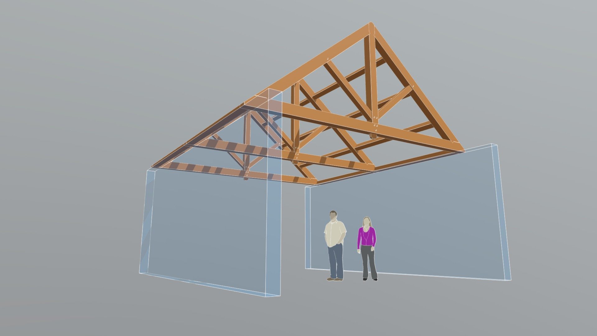 24' Clar Span Trusses (02320) — Sketchfab embed 3D viewer