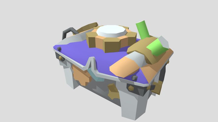 warchest - moddel & unwrap 3D Model
