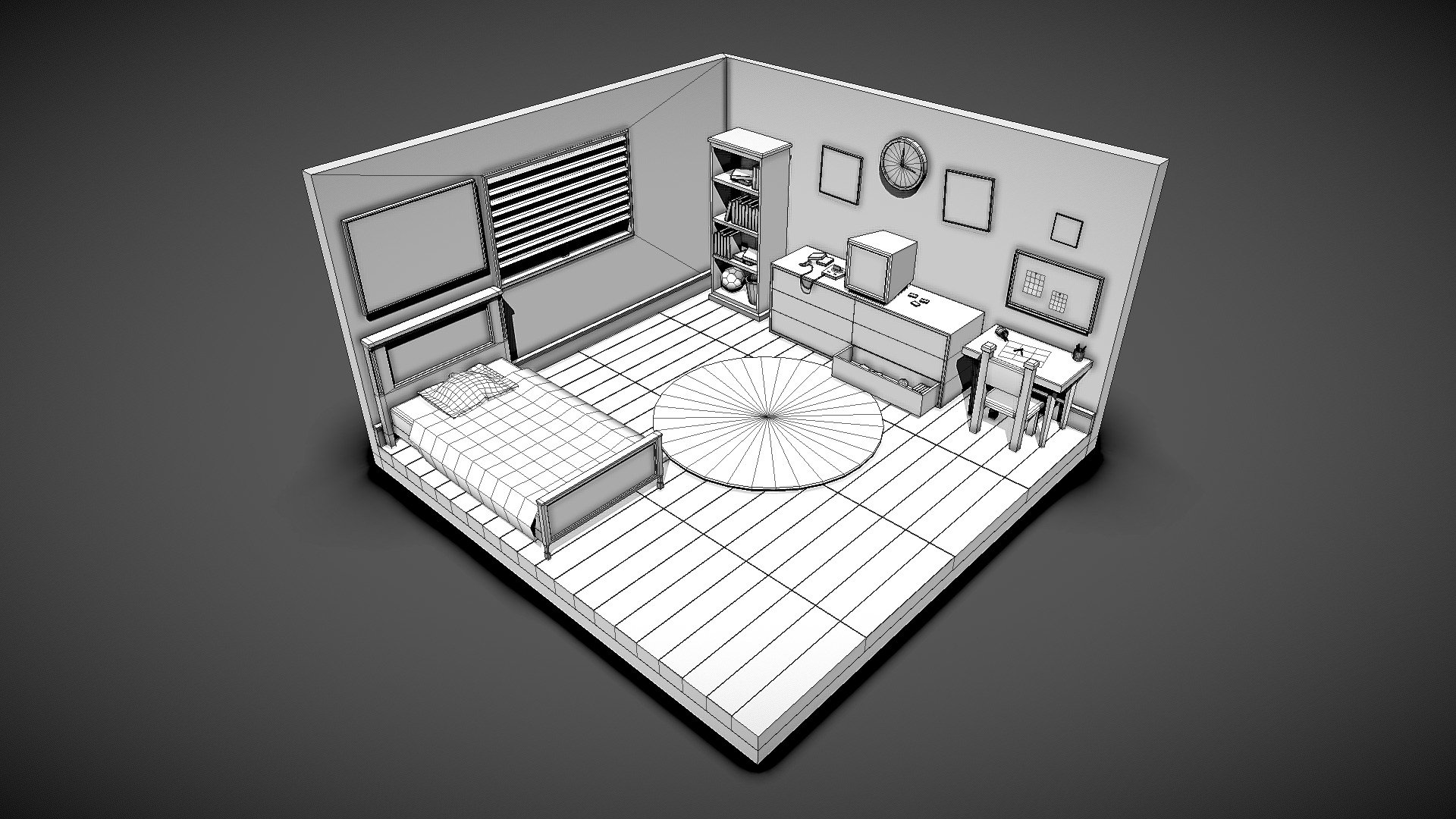 Isometric Game Room