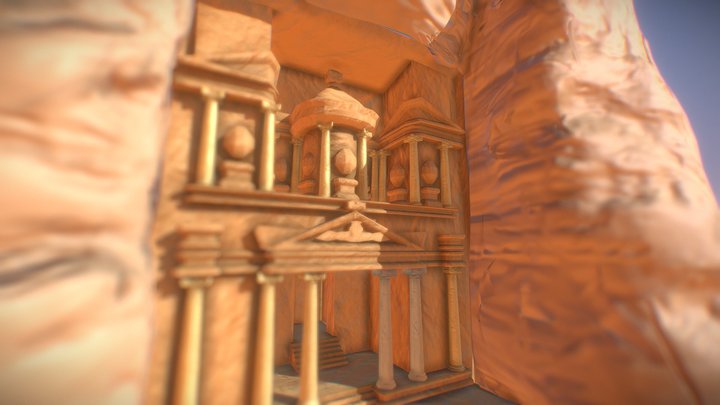 Petra - Architecture and Stonework Observation 3D Model