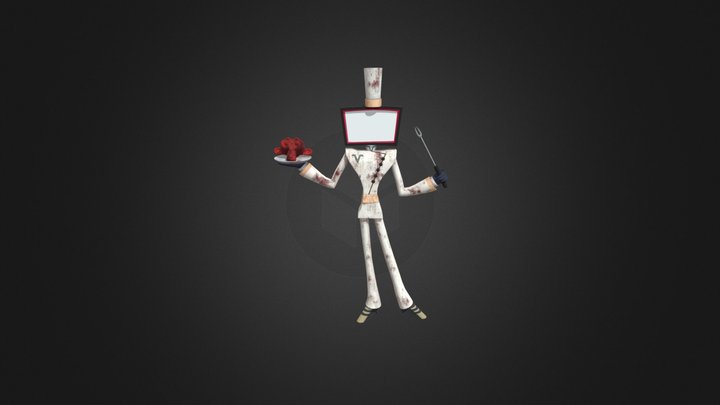 Vox from Hazbin Hotel ( Bloody Rare ) 3D Model