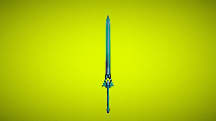 Sword based in Yuyang Chi concept 3D Model