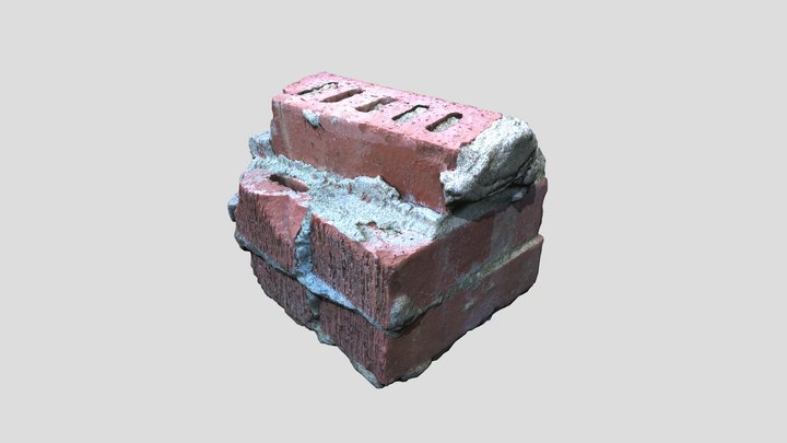 Brick Debris 3D Model