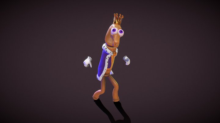 Horse King 3D Model