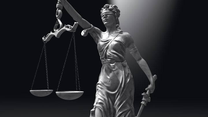 Lady Justice 3D Model