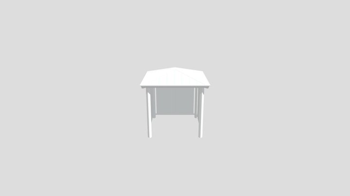 Hip End Privacy Shelter 3D Model
