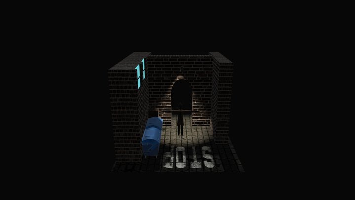 The Ghost of the Alley 3D Model