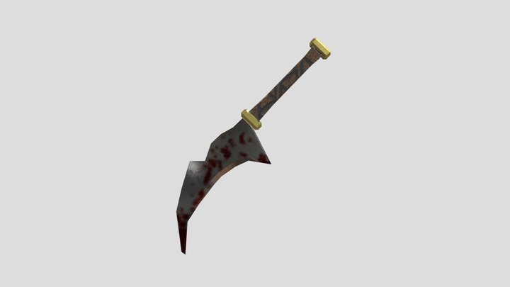 Cool Knife(bloodied) 3D Model
