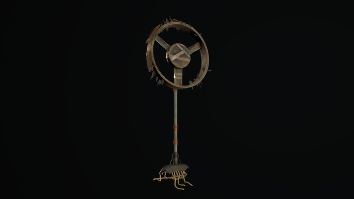 Spiral - Makeshift Halberd 3D Model