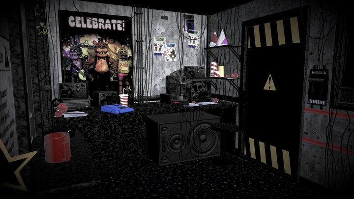 FNaF Plus Office 3D Model
