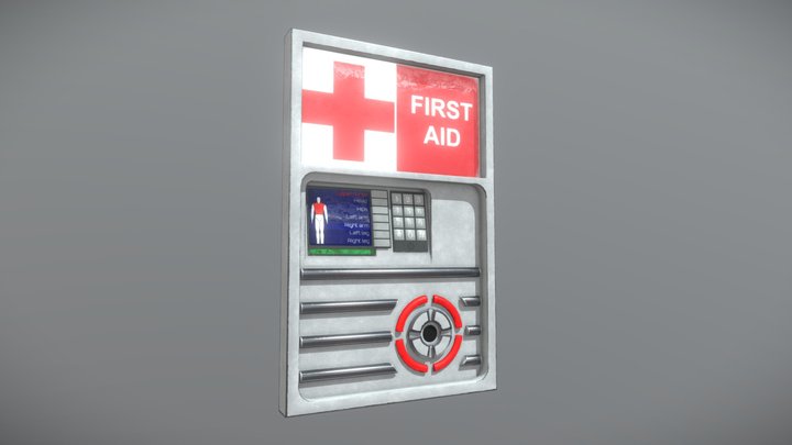 Half-Life Healthcharger 3D Model