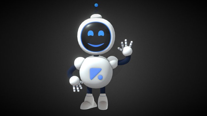 Simple robot 3D Model