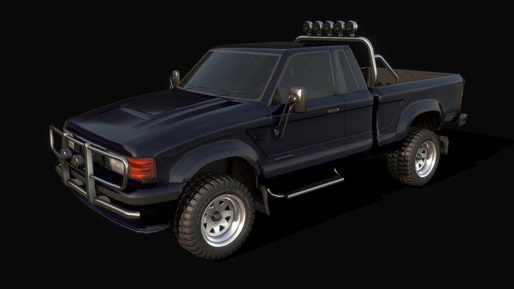 Lightbody Lifted '85 - Low poly model