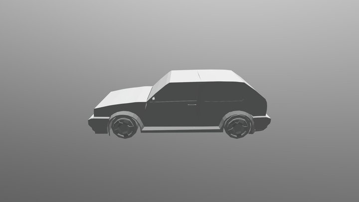 1990 Volkswagen Golf Low Ploy 3D Model
