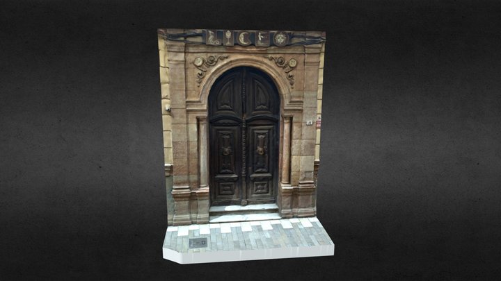 Puerta del Liceo 3D Model