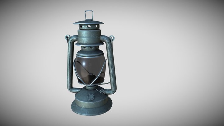 Oil lamp 3D Model