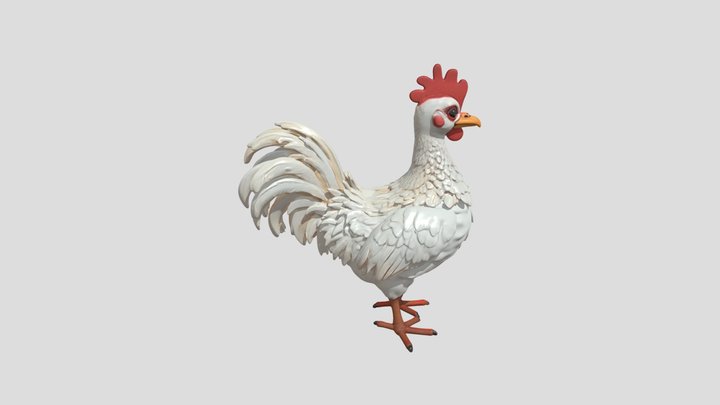 gallo_blanco 3D Model