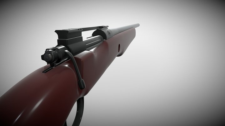 IMBEL AGLC.308 - Sniper rifle 3D Model