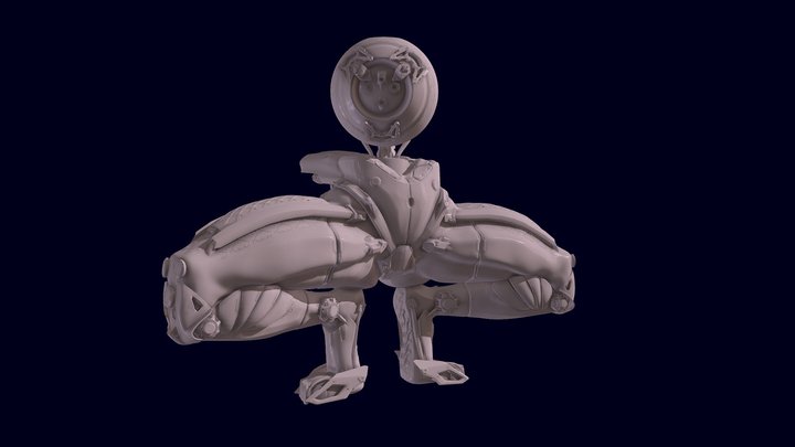 Sci-fi Sentinel 3D Model