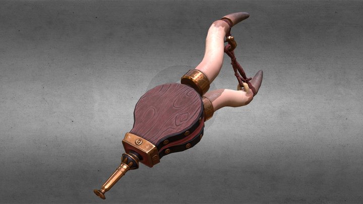 Fantasy Fire Bellow 3D Model