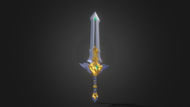 Stylized Sword 3D Model