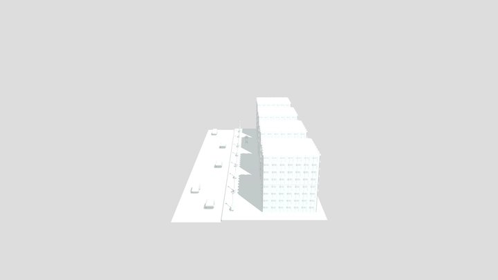 City Street 3D Model